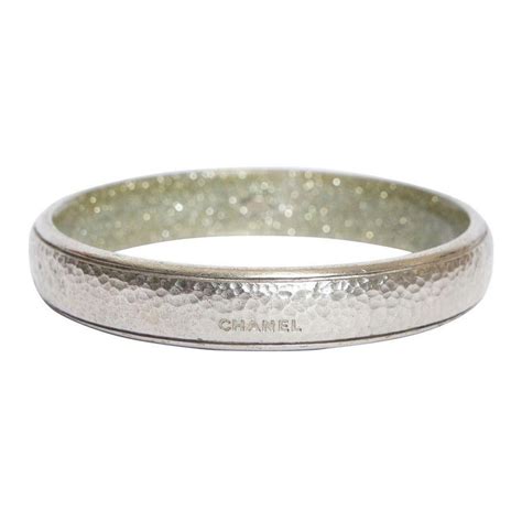 chanel silver bangle